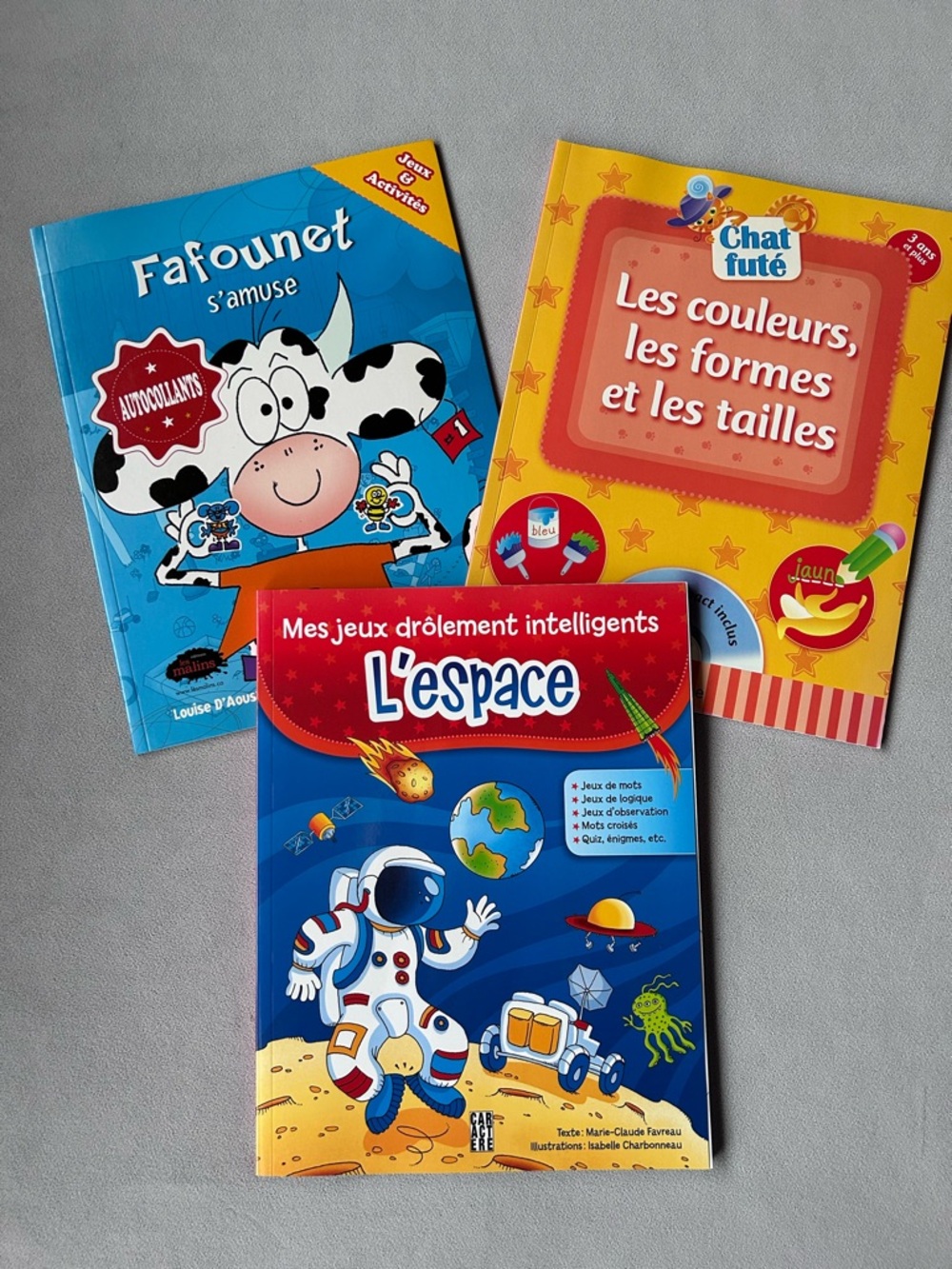 FRENCH ~ Set of 3 ~ Activity Books ~ Jeux & Activites